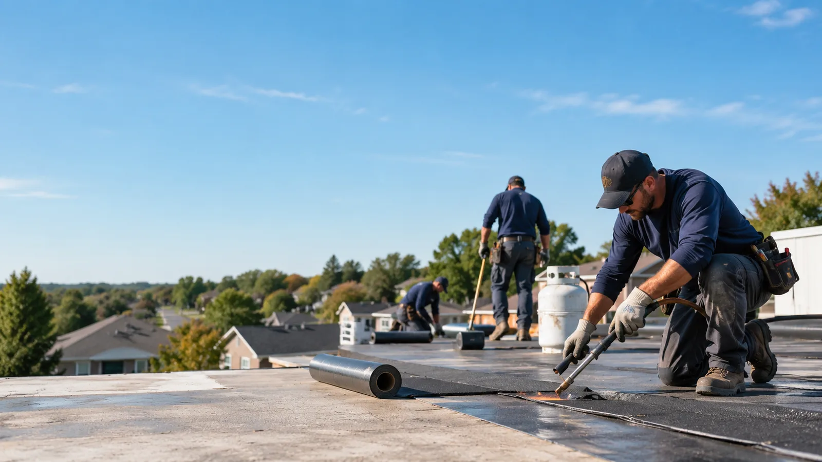 Flat Roof Leak Repair providers in Odon, IN